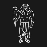 pharaoh doodle N19