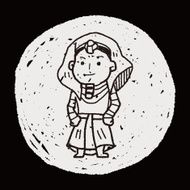 pharaoh doodle N20