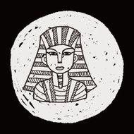 pharaoh doodle N22