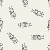 pharaoh doodle seamless pattern background N2