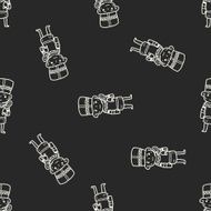 pharaoh doodle seamless pattern background N7