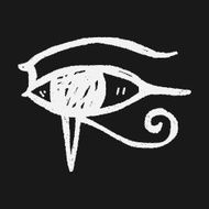 pharaoh eye doodle N3