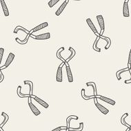 plier doodle seamless pattern background N4