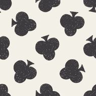 poker club doodle seamless pattern background