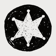 police badge doodle N14