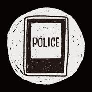 police station doodle N4