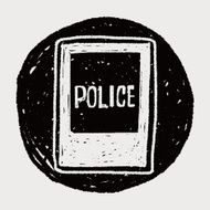 police station doodle N5