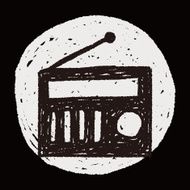 radio doodle drawing N12