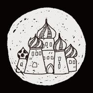 russia castle doodle N3