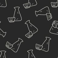 sake doodle seamless pattern background N2