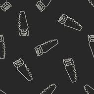 saw doodle seamless pattern background N5