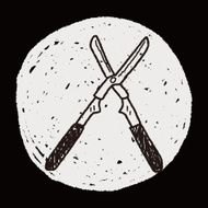 scissor doodle N13