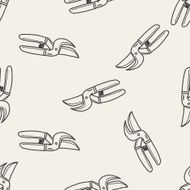 scissor doodle seamless pattern background N3