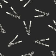 scissor doodle seamless pattern background N5