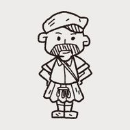 scotland man doodle N3