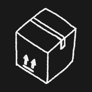 shipping box doodle N41