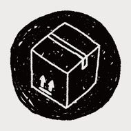 shipping box doodle N50