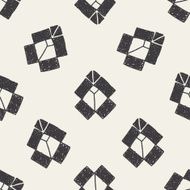 shipping box doodle seamless pattern background N2