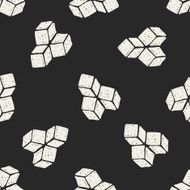 shipping box doodle seamless pattern background N6