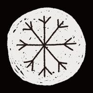 snow flower doodle N5