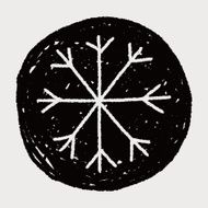 snow flower doodle N6