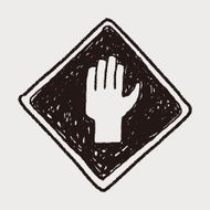 stop sign doodle N15