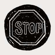 stop sign doodle N25