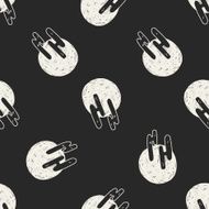 sun doodle seamless pattern background N2