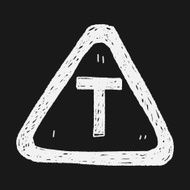 T junction road doodle N4