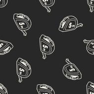 tape doodle seamless pattern background N2