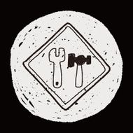 tool fix sign doodle N2