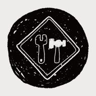 tool fix sign doodle N3