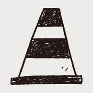 traffic Cone doodle N3