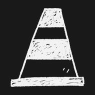 traffic Cone doodle N4