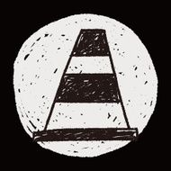 traffic Cone doodle N5