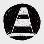 traffic Cone doodle N6