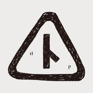Traffic merges doodle N16