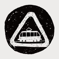 tram doodle N6