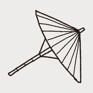 umbrella doodle drawing N15