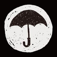 umbrella doodle drawing N18