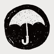 umbrella doodle drawing N20