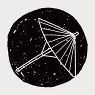 umbrella doodle drawing N21