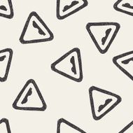 Uneven road doodle seamless pattern background N2