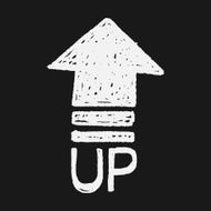 up arrow doodle N4