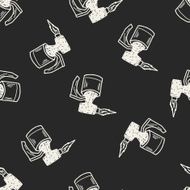 welding doodle seamless pattern background N2