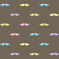 happy father&#039;s day with moustache seamless pattern N3