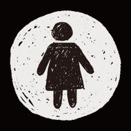 woman doodle N8