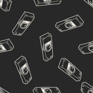 wood plane doodle seamless pattern background N2