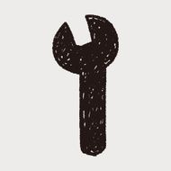 wrench doodle N19