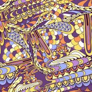 Doodle Abstraction seamless pattern
